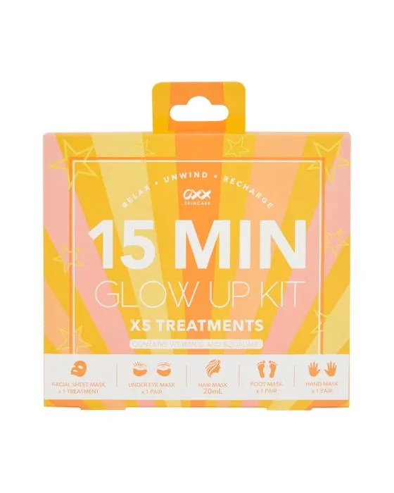 OXX Skincare 5 Pack 15 Min Glow Up Kit - Vitamine C et Squalane
