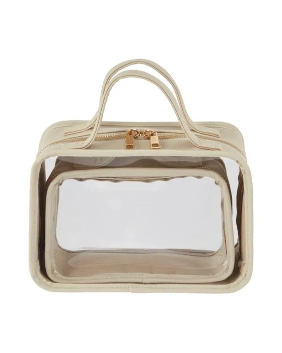 OXX Cosmétiques 2 pièces Sacs de maquillage - Praline
