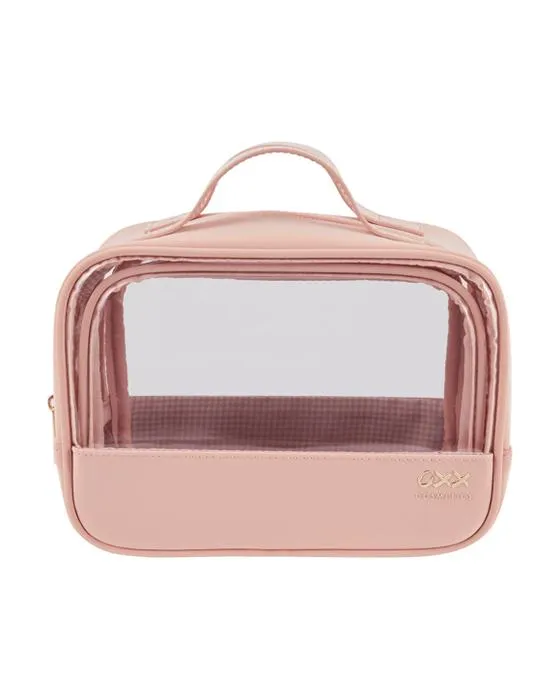 Ensemble de sacs de maquillage 2 pièces OXX Cosmetics - Rose
