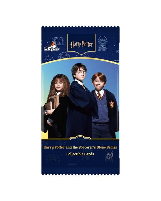 Harry Potter et le Sorcerer , série de pierres collectible 5 cartes Booster