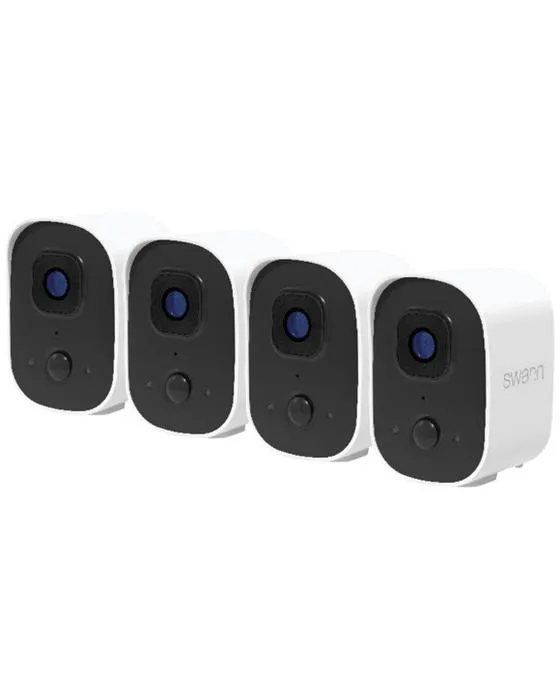 Caméras de sécurité sans fil Swann Evo 2K 4 Pack
