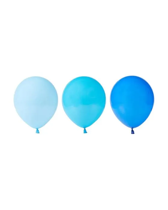 25 Ballons Bleus Pack