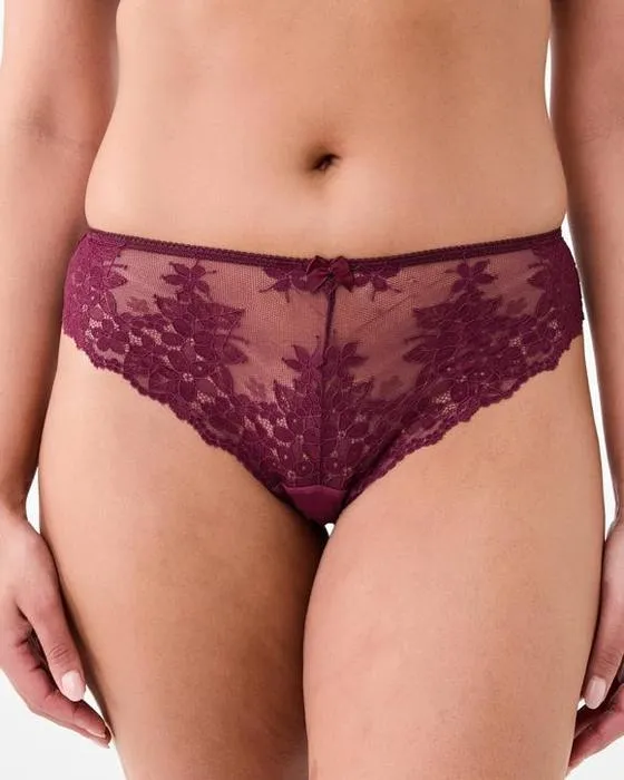 Briefs en dentelle coordonnées Cheeky Bikini