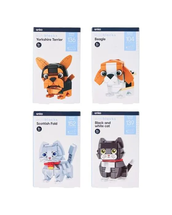 Série Mini blocs animaux - Assortiment