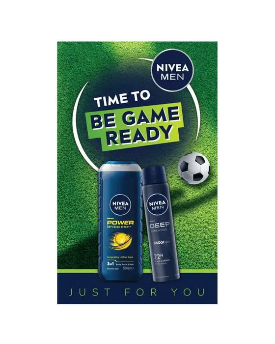 Nivea Hommes Temps d'être prêt à jouer 2026 Set