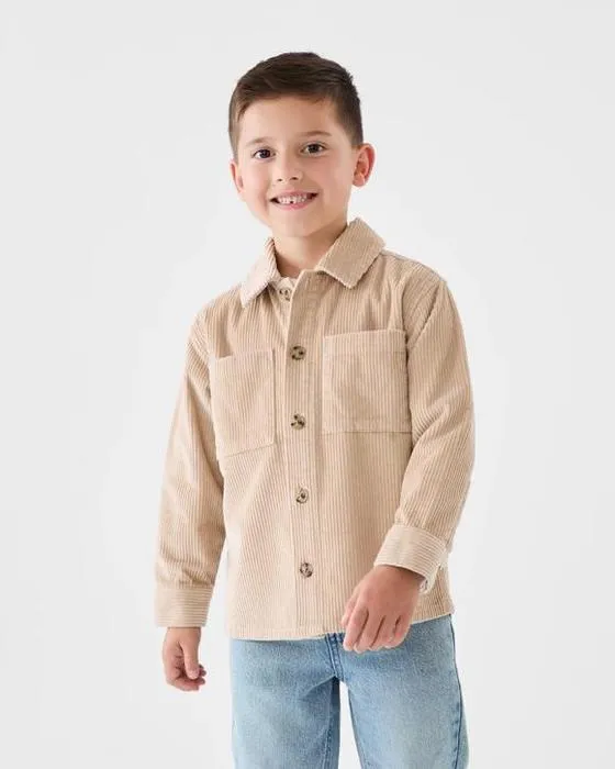 Chemise à manches longues Corduroy