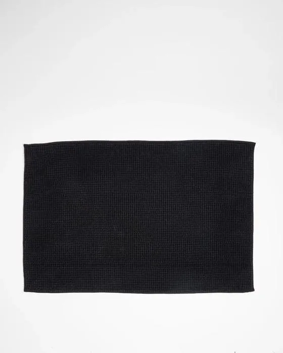 Tapis de bain à bobble cible - Noir