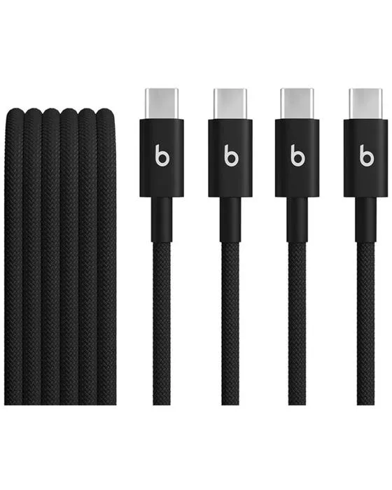 Batterie USB-C à USB-C Câble tissé 1,5m Bolt Black 2 Pack