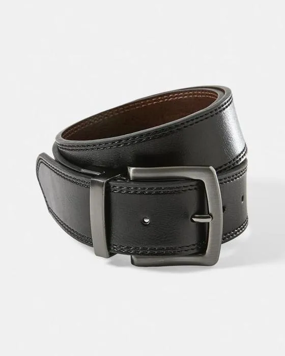 Ceinture en cuir réversible