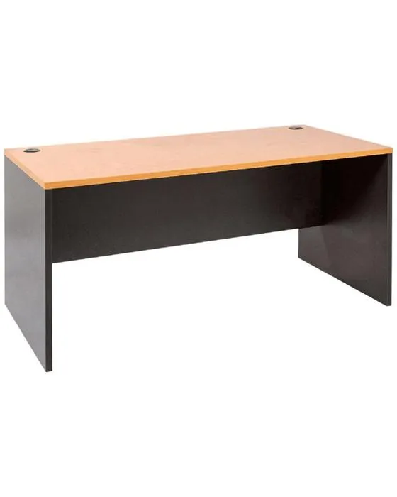 Bureau Velocity 1500mm Golden Beech et Ironstone Grey Bureaux, tables et postes de travail