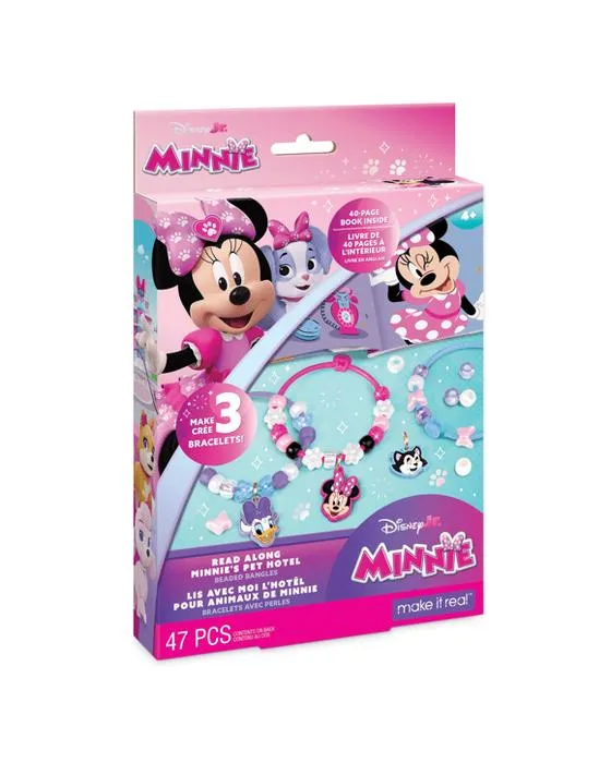 47 pièce faire en sorte que le vrai Disney Jr. Minnie lire le long de l'hôtel de l'animal de Minnie Bangles perlés