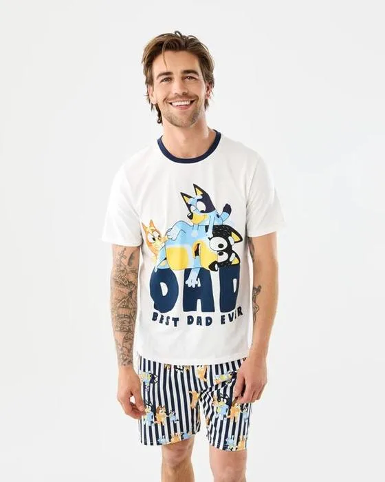 Jeu de Pyjama de la famille de la licence bleue