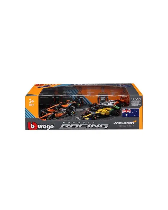 4 pièces Bburago 1:43 McLaren F1 Aussie Drivers
