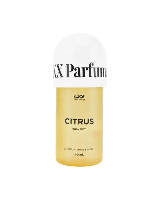 Mist de corps d'agrumes OXX - Citrus, Jasmine et Musk