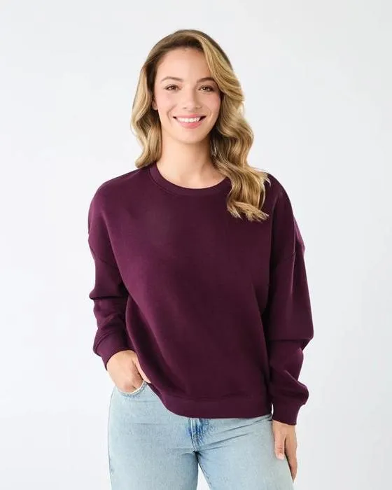 Sweatshirt surdimensionné Col d'équipage