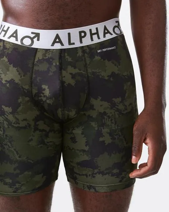 Trunks de sport imprimés à longue jambe
