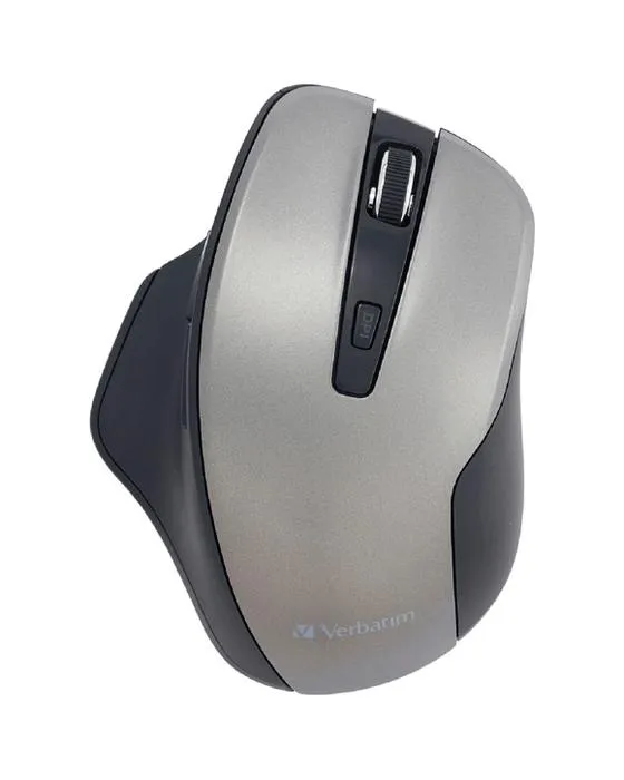 Verbatim Silent Ergonomic Wireless Mouse Graphite