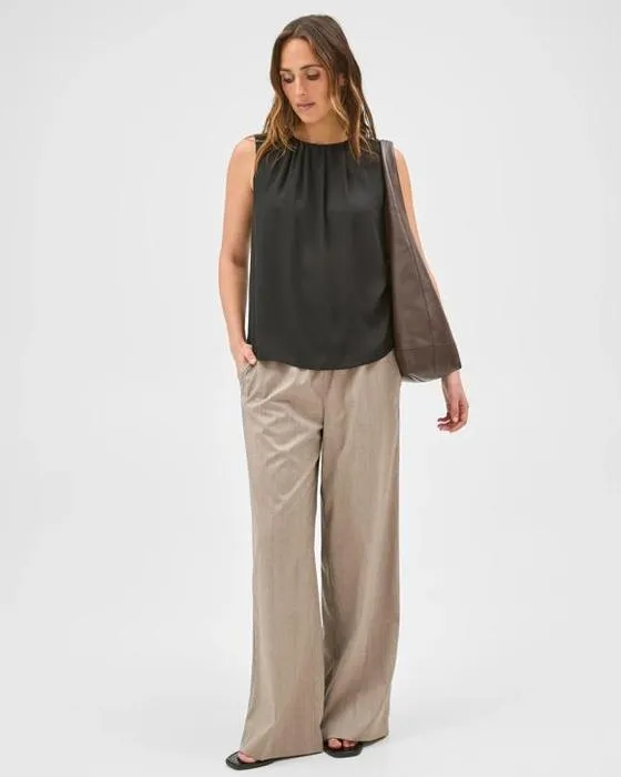 Aperçu Blouse de cou ramassé sans manches