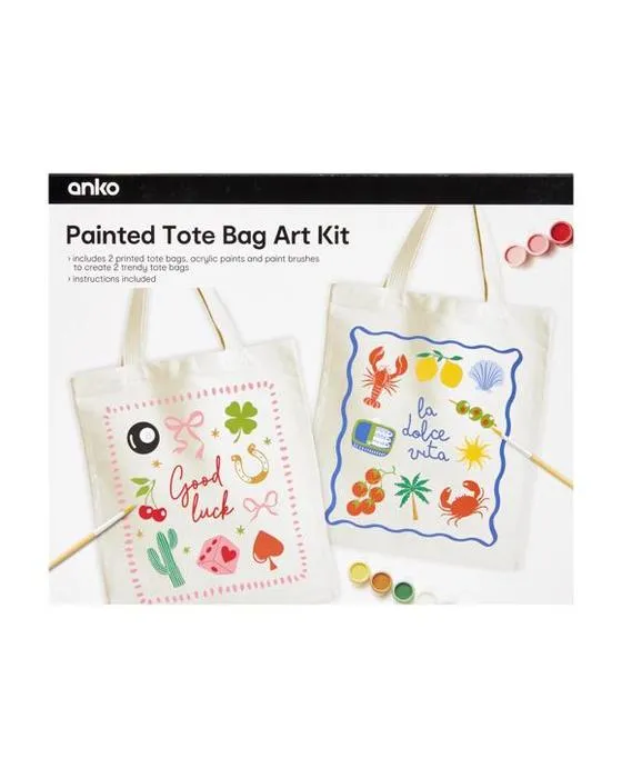Kit d'art de sac de valise peint