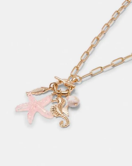 Collier de charme Starfish - Tonor et Rose