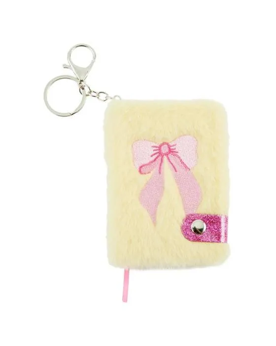Clé de charme livre fluffy - jaune