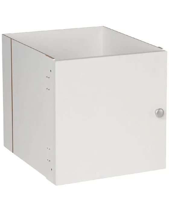Insert de cubes de cheval avec porte en blanc de stockage Cubes & Containers