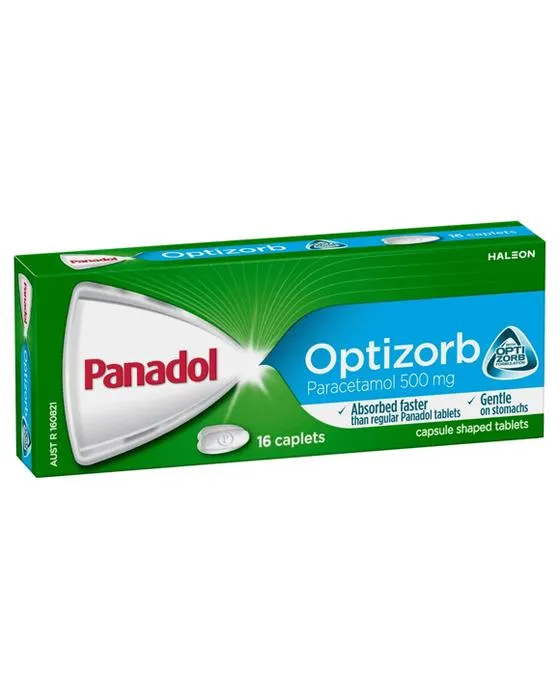 16 Pack Panadol Optizorb Paracetamol 500mg