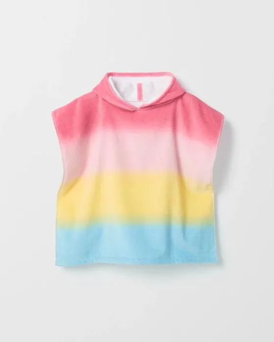 Cible Enfants Ombre Australien coton à capuche serviette de plage - rose