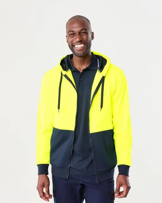 Vêtements de travail Hi-Visibilité Zip à travers Hoodie