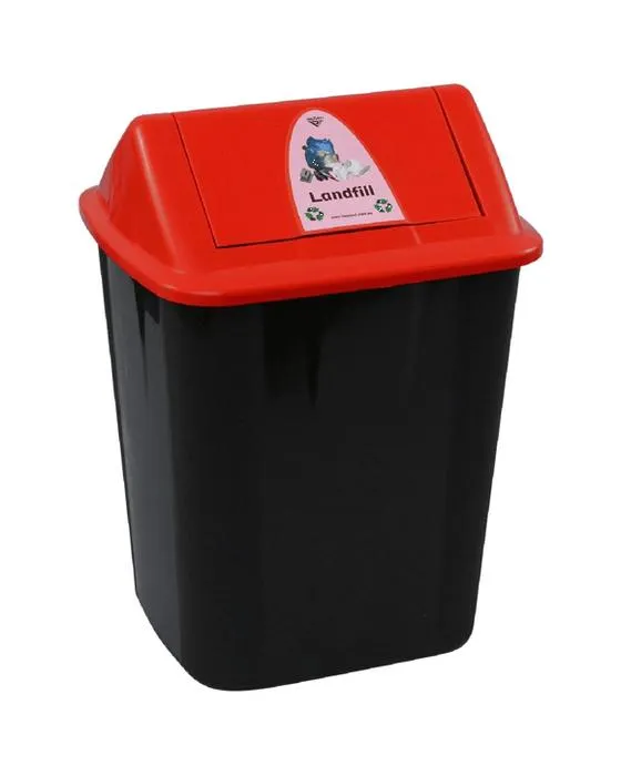 Système de séparation Italplast 32L Bin Remplissage rouge