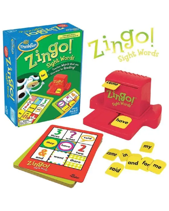 Jeu de mots de réflexion Zingo Sight