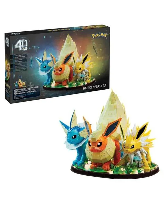 4D construire Pokemon Vaporeon/Jolteon/Flareon Modèle Kit