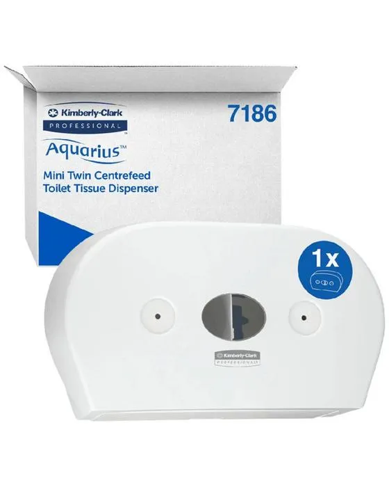 Kimberly Clark Aquarius Mini rouleau double distributeur de papier toilette