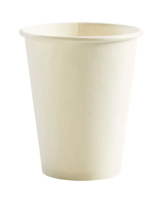 BioPak tasses à café à paroi unique 12oz blanc 1000 Box