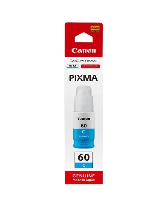 Canon 70mL encre MegaTank bouteille Cyan GI 60