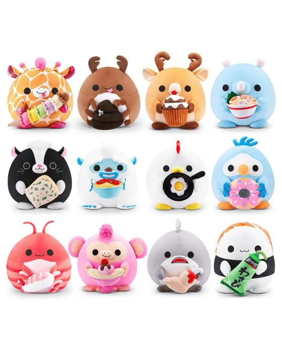 20cm Snackles Série Non-Licensed Plush par ZURU - Assortiment