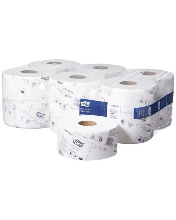 Tork Universal 1 Ply Mini Jumbo Roll papier toilette 12 Pack
