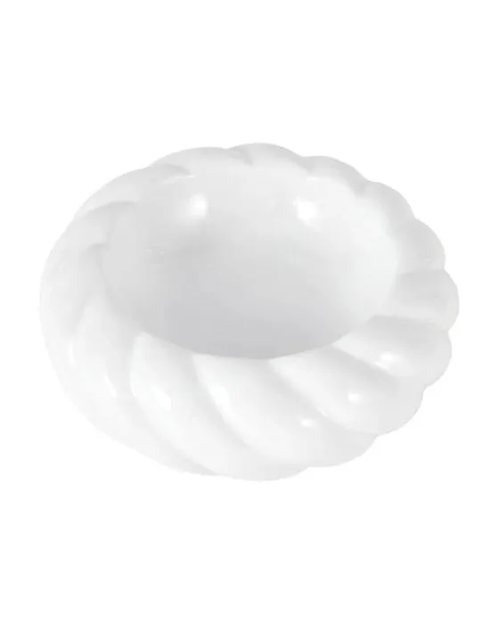 Blanc Twist Edge Decor Bowl