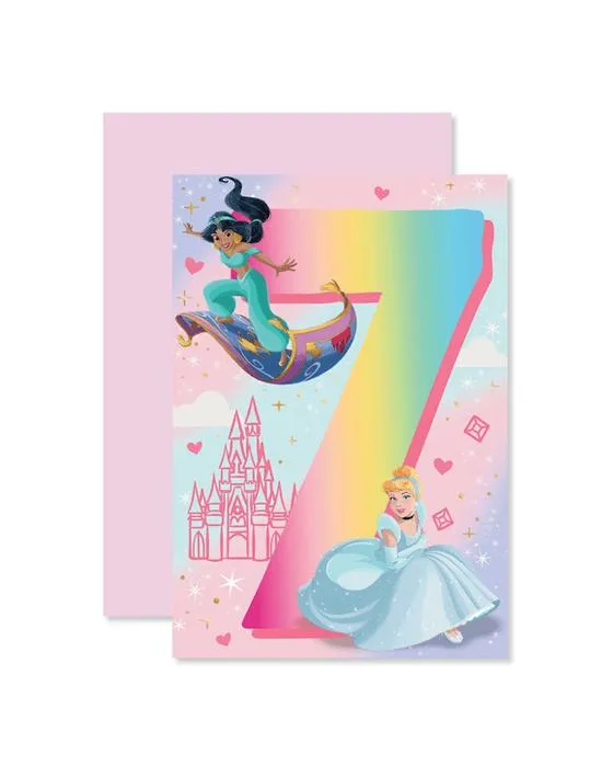 Connexions de la Carte de 7ème anniversaire de Hallmark - Disney Princess