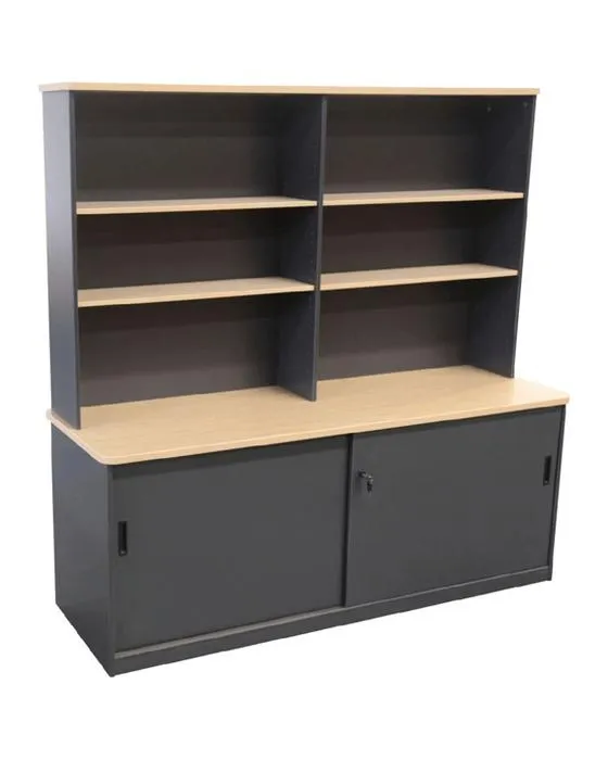 Toro 1800mm Porte coulissante Credenza avec des bureaux, tables et postes de travail Hutch