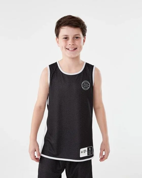 Tank officiel NBL pour les enfants Basketball réversible