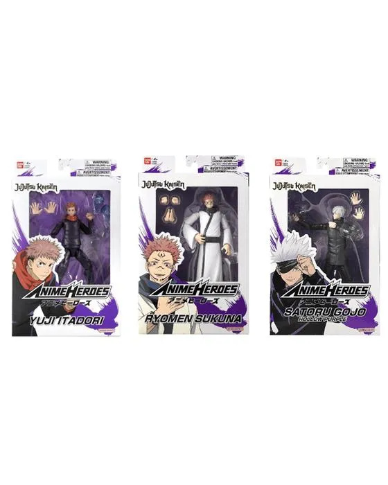Anime Heroes Jujutsu Kaisen Chiffres d'action - Assortiment
