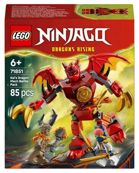 Le Pack de bataille Dragon Mech de Kai de LEGO NINJAGO 71851
