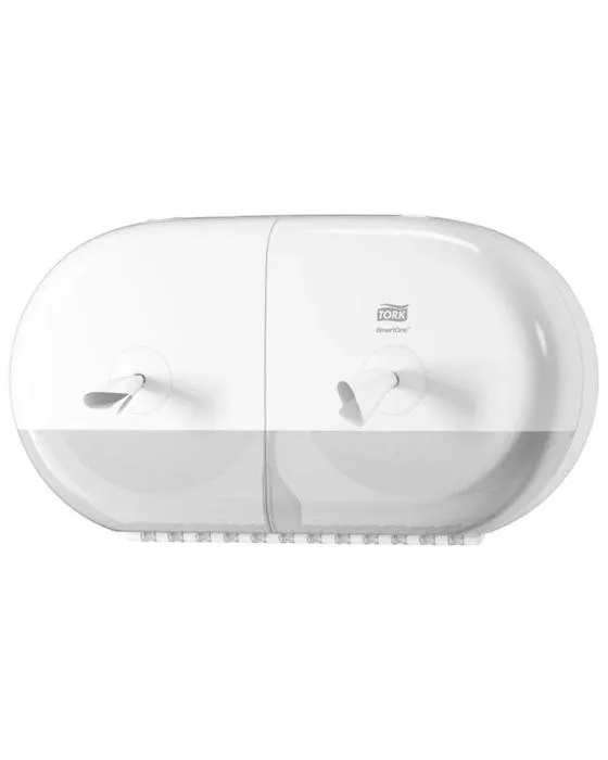 Tork SmartOne Twin distributeur de papier toilette blanc
