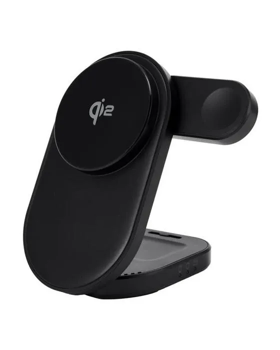 Chargeur pliable 3-en-1 - Noir