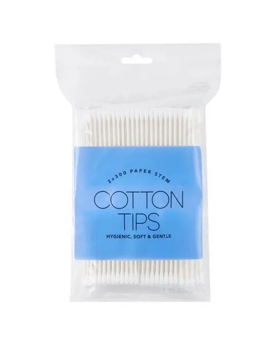 2 Pack 300 bouts de papier coton