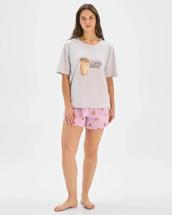 Cible Femme Australien Cotton Jersey Pyjama Set