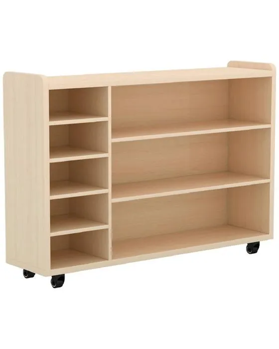Young Kids Educational 8 étagère Unité de rangement mobile Chêne Rangement et meubles pour enfants