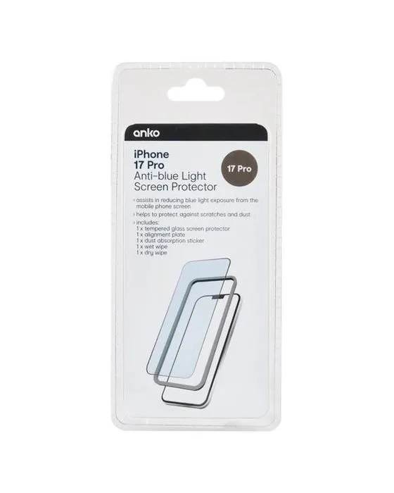 iPhone 17 Pro Protecteur d'écran de lumière anti-bleu