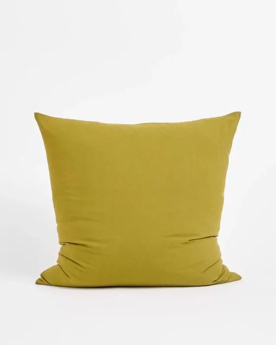 Oreiller européen en coton Arlo - Taille unique - Vert